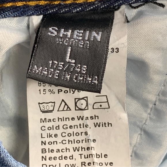 NWOT - SHEIN High Waist Mom Jeans (L) - Picture 4 of 7